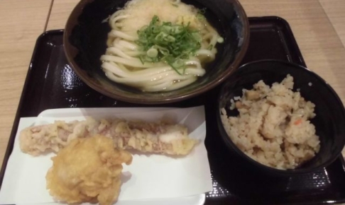 「香川一福みなとみらい店」のかけうどんランチセット