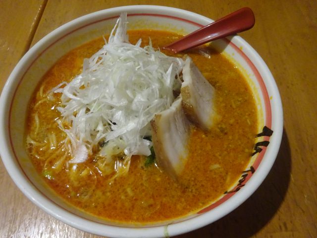 横浜ポルタ「匠 Jang」で注文したねぎチャーシュー担々麺