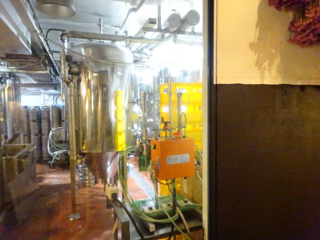 「横浜ビール本店レストランUMAYA」にあるビール醸造所の様子