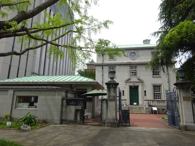 横浜開港資料館のミュージアムショップ＆カフェ「PORTER'S  LOGDE（ポーターズロッジ）」と周辺の様子