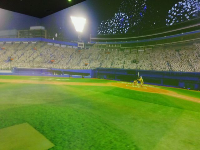 BASEGATE横浜関内「ワンダリア横浜」ゾーン6の様子（横浜スタジアム内の映像）