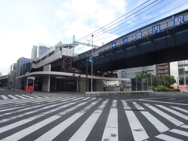 JR「関内駅」北口と北口広場の様子