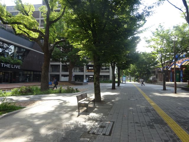 JR「関内駅」南口と駅前広場の様子（BASEGATE横浜関内が目の前）